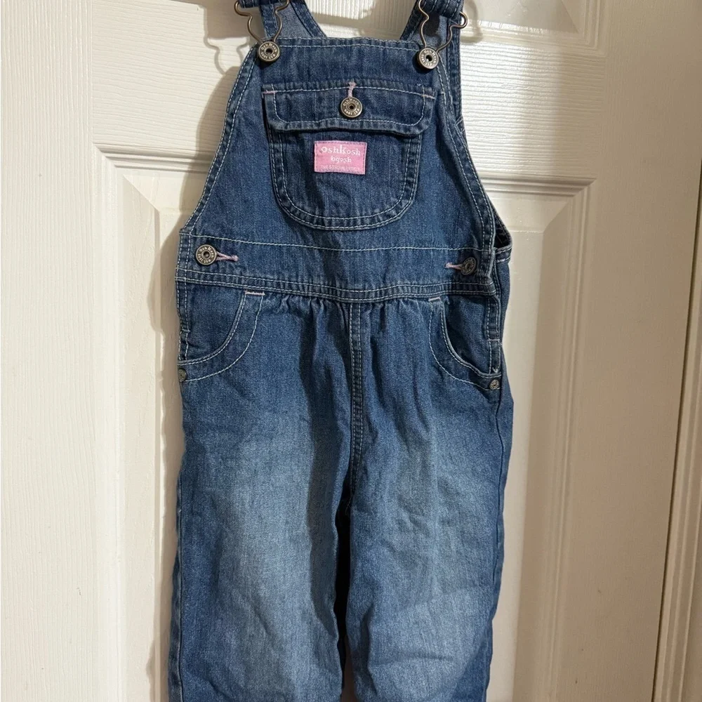 Girl’s Oshkosh. B’Gosh Denim Bib Overalls